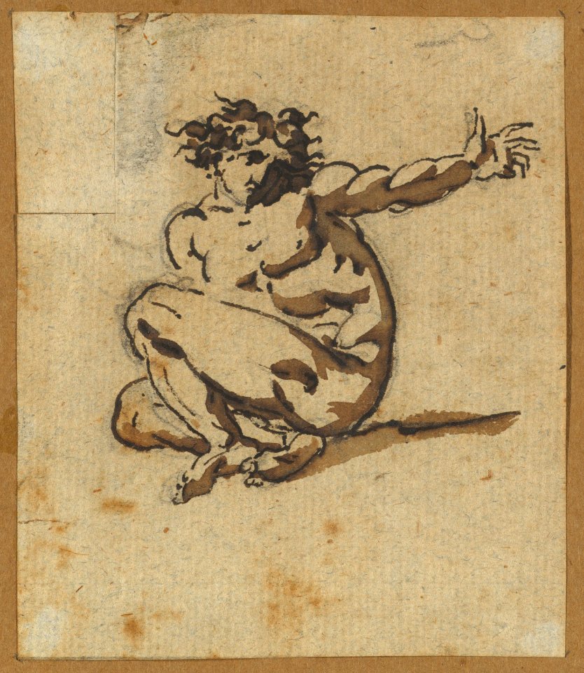 Study of a Male Nude (Althaemenes) in Despair MET DP821508