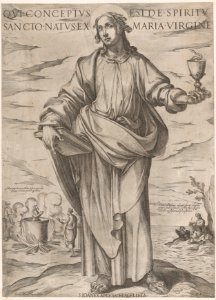 St. John the Evangelist, from 'Christ, Mary and the Apostles' MET DP857454