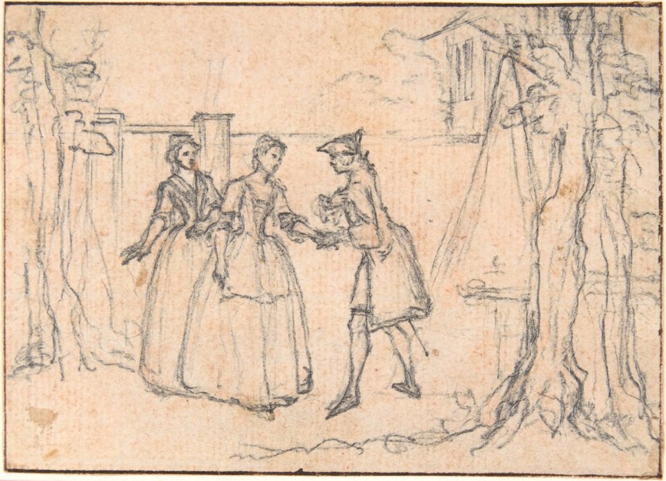 Study for an Engraving of "Songs in the Opera of Flora" MET DP806569