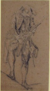 Standing Hunter Holding a Rifle MET 1975.131.118