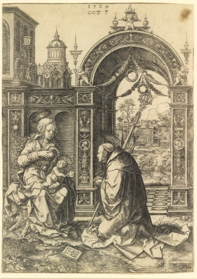 St. Bernard Adoring the Christ Child MET DP228084