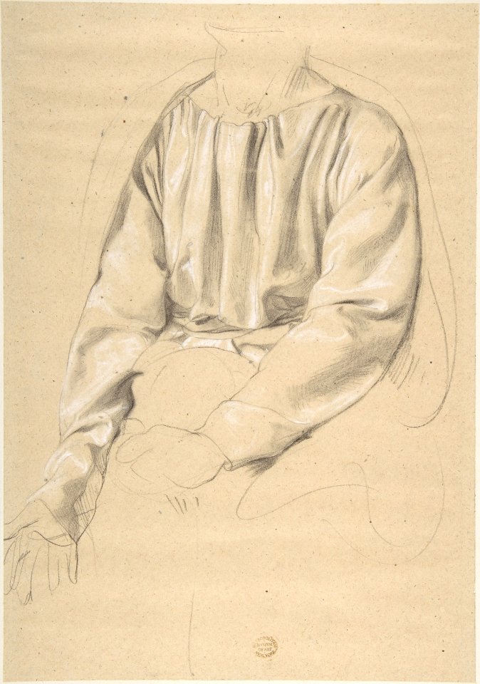Study of a Draped Torso, Frederic Leighton