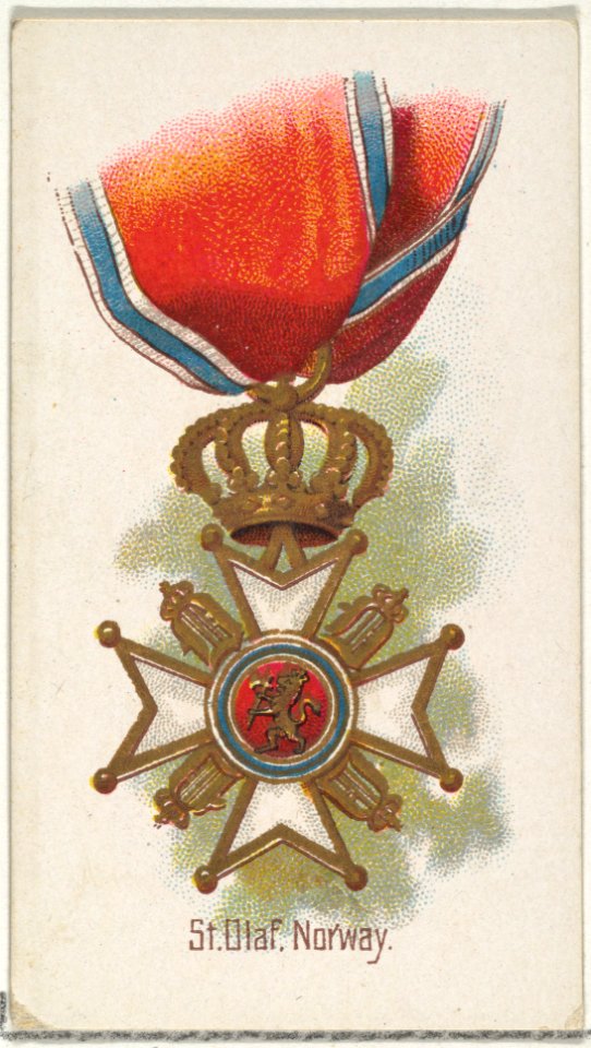 St. Olaf, Norway, from the World's Decorations series (N30) for Allen & Ginter Cigarettes MET DP838326