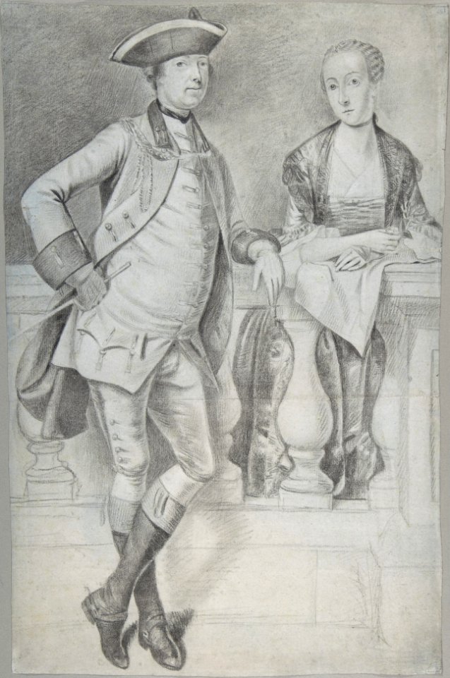 Study for a Portrait of an Officer and His Wife MET DP805645