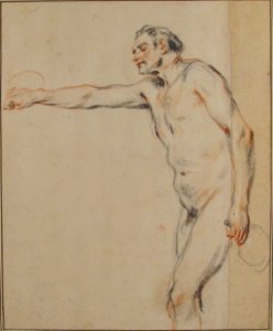 Study of a Nude Man Holding Bottles MET 1972.118.238