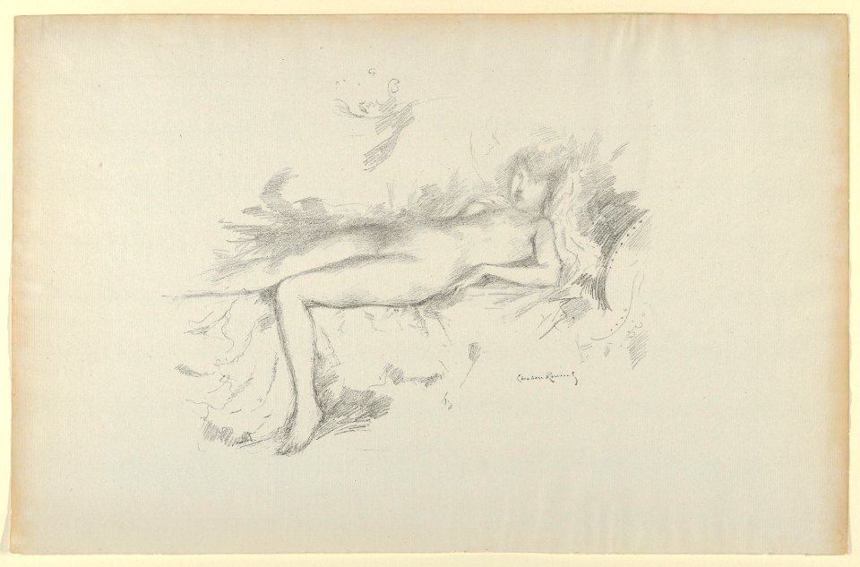 Study from the Nude, Figure Reclining MET DP844304