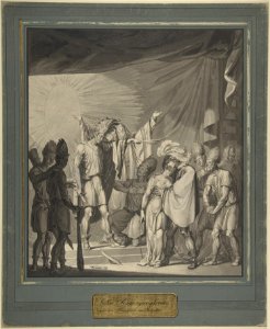Sun King Anointing a Bound Couple, from August von Kotzebue's Die Sonnenjungfrau MET DP804325