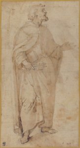 Standing Figure of Saint Peter Holding Book and Keys. MET 67.96