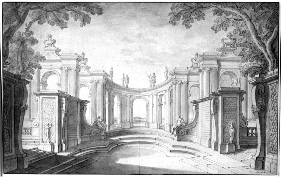 Study for a Stage Set MET MM55718
