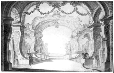 Study for a Stage Set MET MM31037