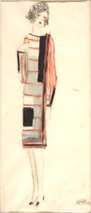 Summer dress- Costume design for Kunstgewerbeschule, Wien MET DP803835