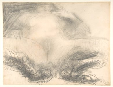 Study of a nude female figure (Satyress) MET DP808096