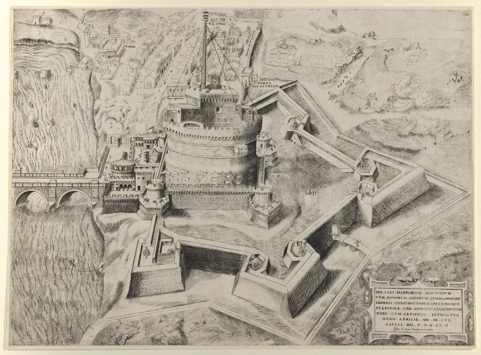 Speculum Romanae Magnificentiae- Castello Sant' Angelo MET DP870333
