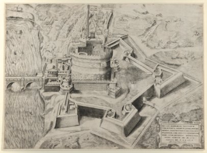 Speculum Romanae Magnificentiae- Castello Sant' Angelo MET DP870333
