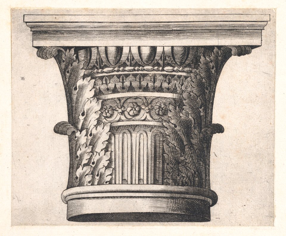 Speculum Romanae Magnificentiae- Composite capital MET DP870151