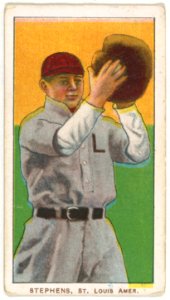 Stephens, St. Louis, American League, from the White Border series (T206) for the American Tobacco Company MET DP843230