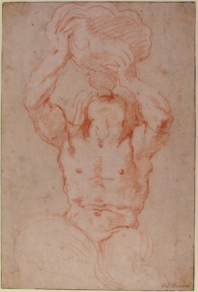 Study for a Triton (recto); Anatomical Studies ? (verso) MET 1973.265 RECTO