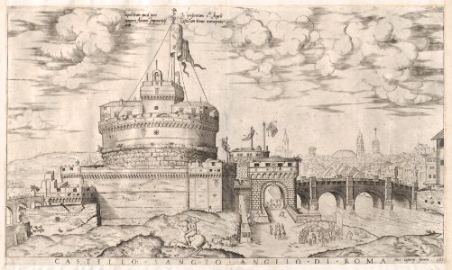 Speculum Romanae Magnificentiae- Castello Sant' Angelo MET DP870761