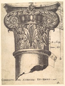 Speculum Romanae Magnificentiae- Composite of Corinthian and Ionic MET DP102224