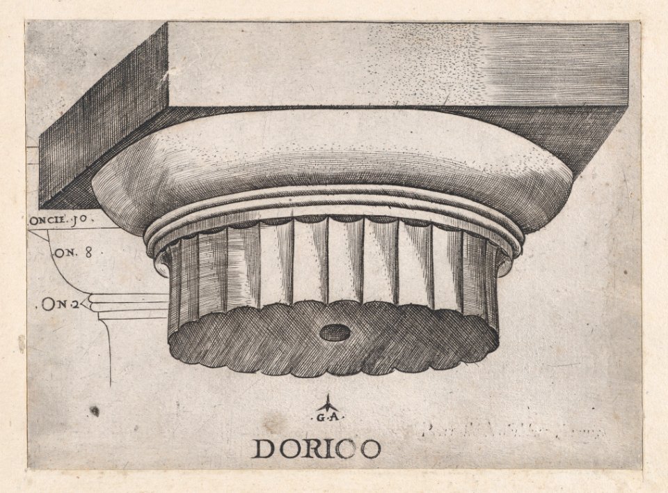 Speculum Romanae Magnificentiae- Doric base MET DP870153