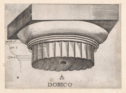 Speculum Romanae Magnificentiae- Doric base MET DP870153