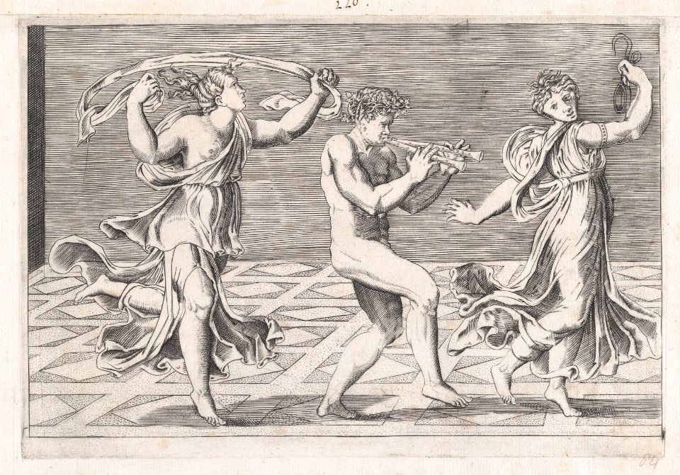 Speculum Romanae Magnificentiae- Dance of Fauns and Bacchants MET DP870242