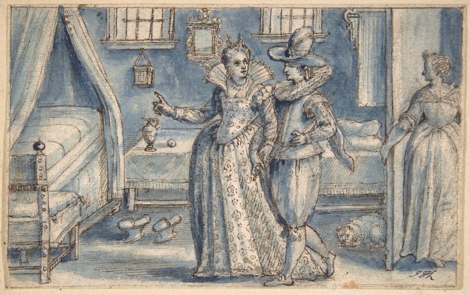 Study for an engraving in the Hortus Voluptatum MET DP801699