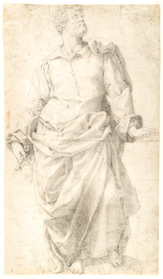 Study for the Figure of Saint Peter MET DP130028