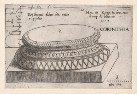 Speculum Romanae Magnificentiae- Corinthian base MET DP870155