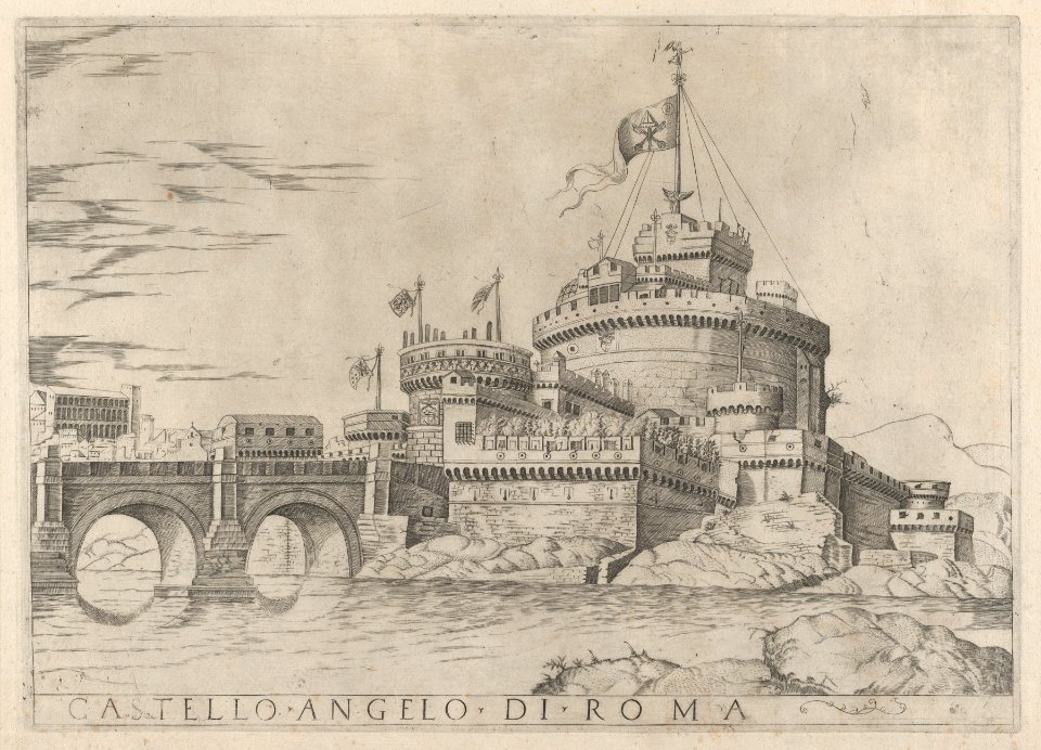 Speculum Romanae Magnificentiae- Castello Sant' Angelo MET DP870090