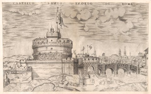 Speculum Romanae Magnificentiae- Castello Sant' Angelo MET DP870760
