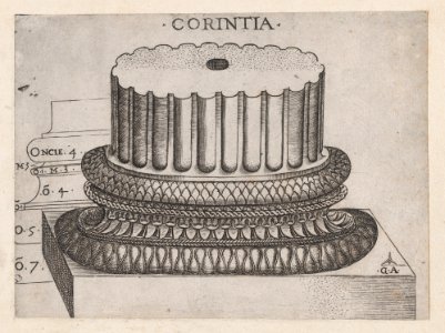 Speculum Romanae Magnificentiae- Corinthian base MET DP870154