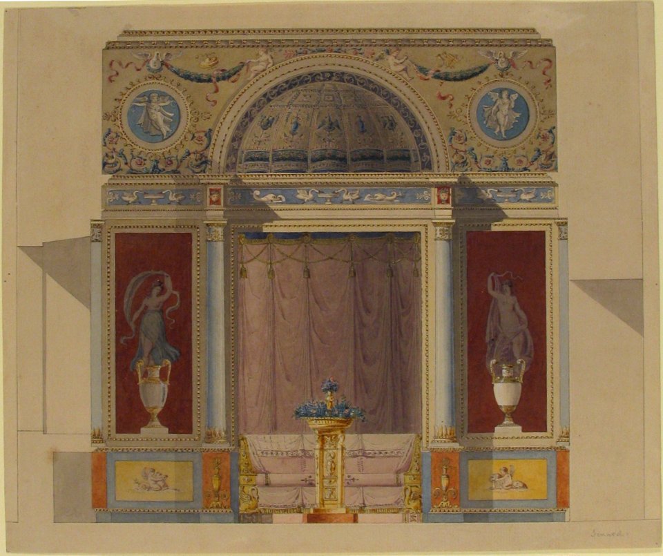 Study for an Arched Alcove with a Canapé MET 1970.710.1bis