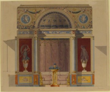 Study for an Arched Alcove with a Canapé MET 1970.710.1bis
