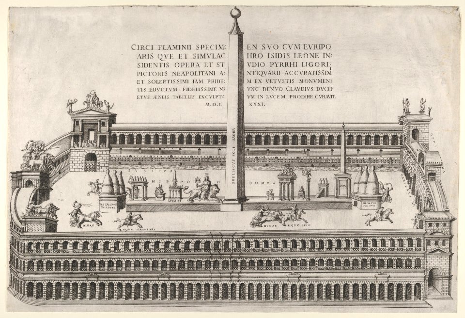 Speculum Romanae Magnificentiae- Circus Flaminius in Rome MET DP834046