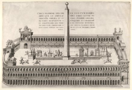 Speculum Romanae Magnificentiae- Circus Flaminius in Rome MET DP834046