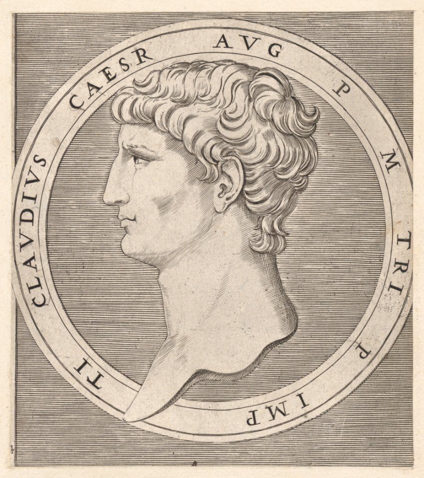 Speculum Romanae Magnificentiae- Claudius, from The Twelve Caesars MET DP870060