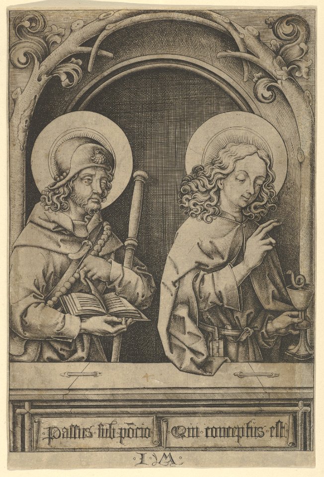 St. James the Greater and St. John, from The Apostles MET DP841617
