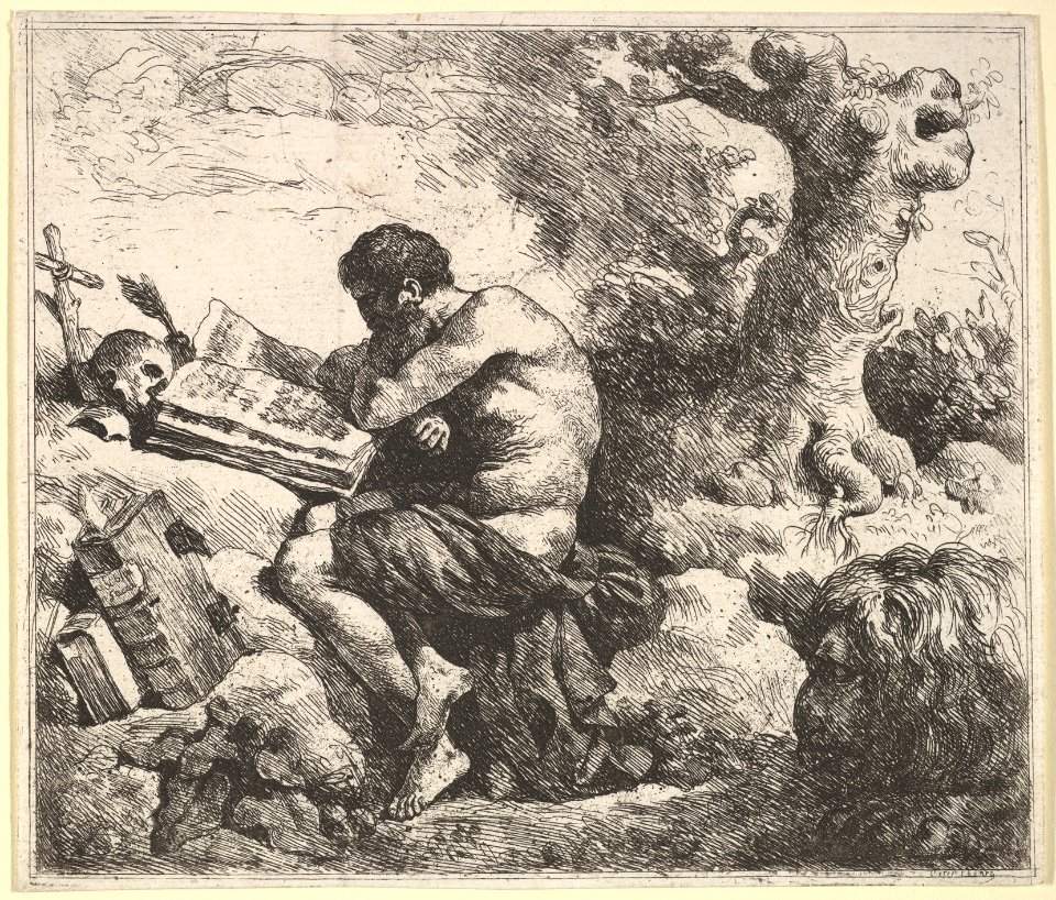 St. Jerome in a Landscape MET DP829305