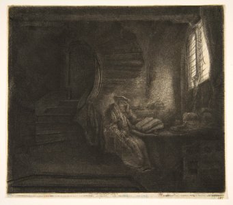 St. Jerome in a Dark Chamber MET DP814595