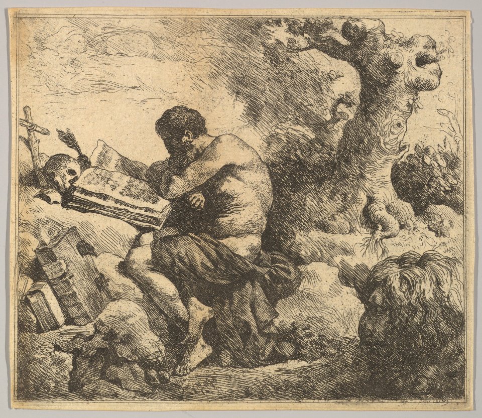 St. Jerome in a Landscape MET DP829309