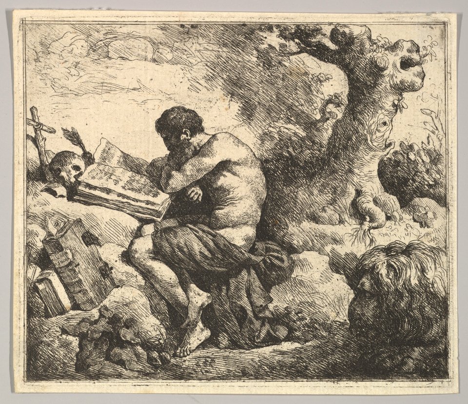St. Jerome in a Landscape MET DP829308