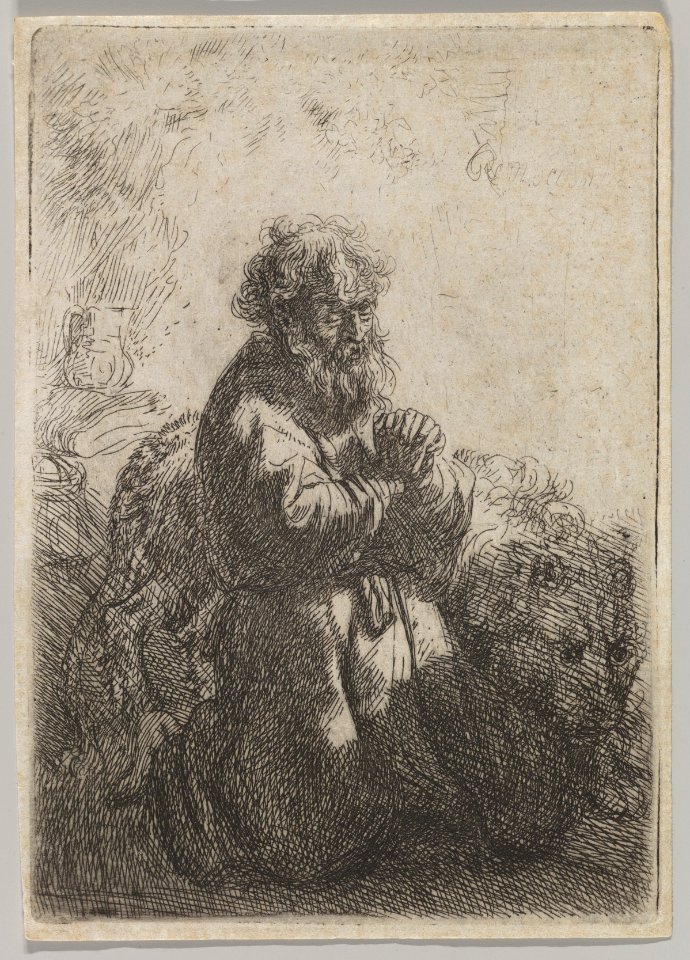 St. Jerome in Prayer MET DP830216