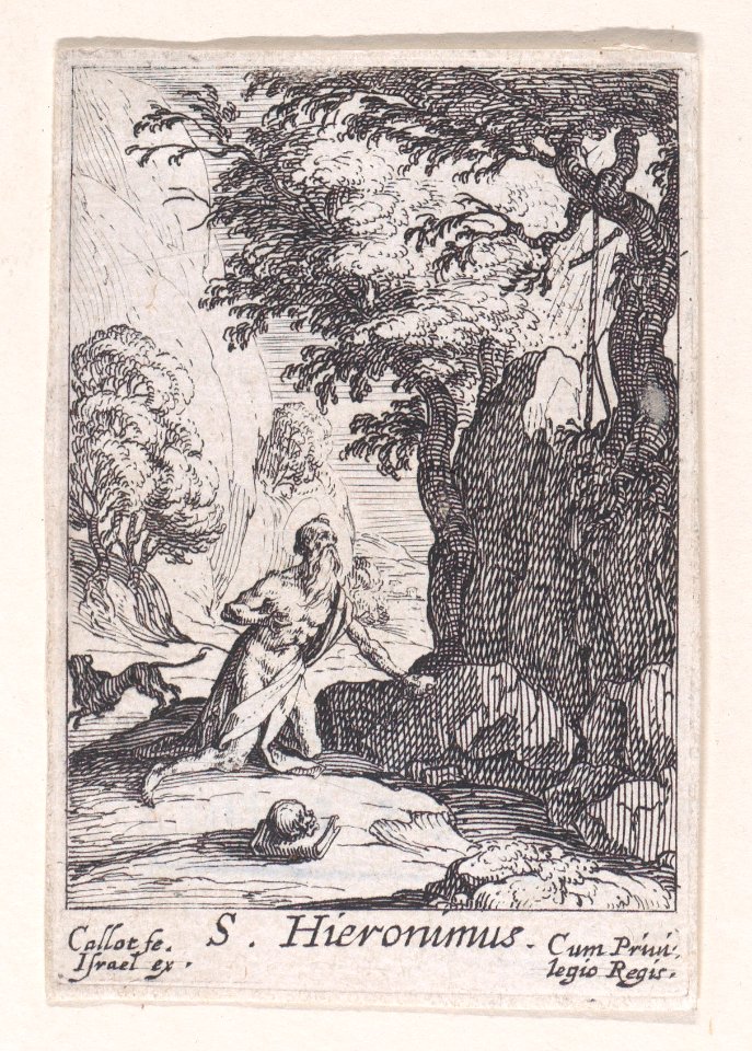 St. Jerome, from Les Pénitents et Pénitentes (The Penitents) Met DP891343