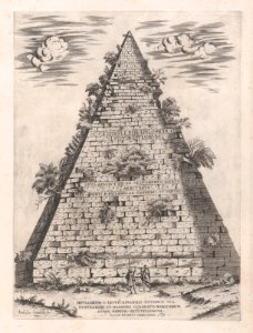 Speculum Romanae Magnificentiae- Pyramid of Caius Cestius MET DP870288