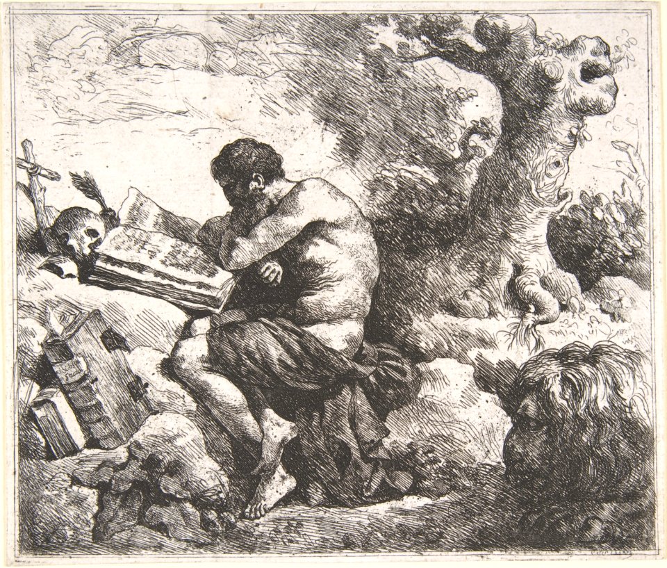 St. Jerome in a Landscape MET DP808930
