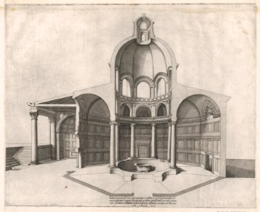 Speculum Romanae Magnificentiae- Interior of the Lateran MET DP870374