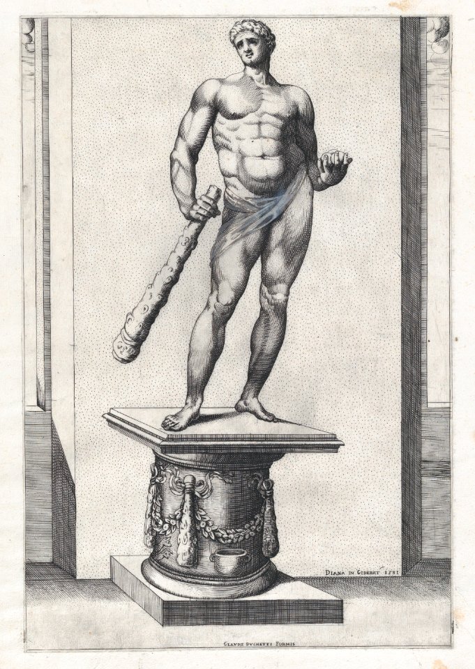 Speculum Romanae Magnificentiae- Hercules with the apples of the Hesperides MET DP870230
