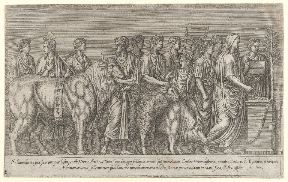Speculum Romanae Magnificentiae- Sacrifice on the Campus Martius MET DP870306
