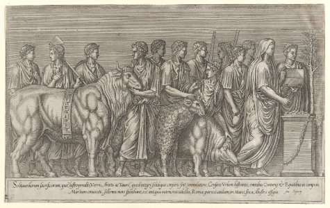 Speculum Romanae Magnificentiae- Sacrifice on the Campus Martius MET DP870306